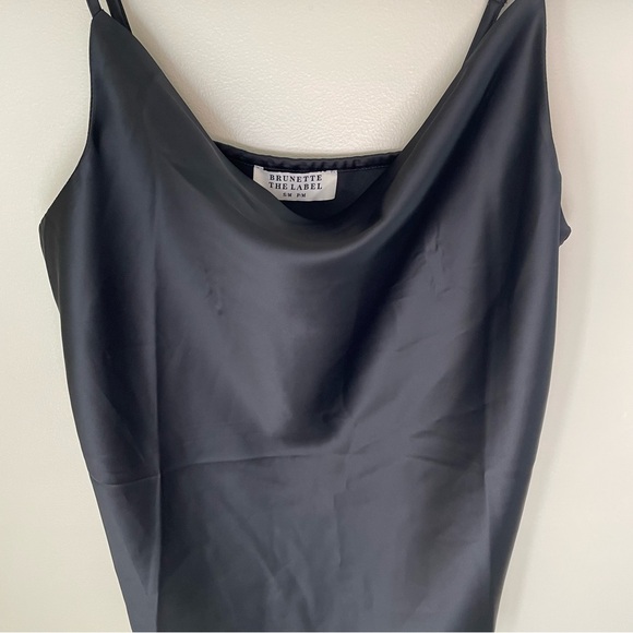 Brunette The Label Carrie Black Cami with Cowl Neck, NWT - Picture 6 of 8